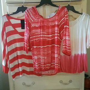 3 fun orange shade shirts